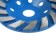 Cup of diamond tundra, Turbo-segment, 125 mm