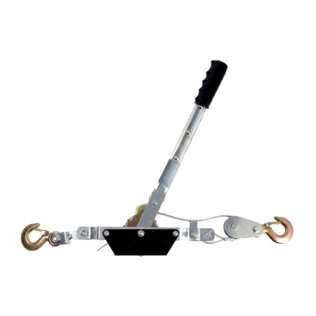 The winch lever tundra, double ratchet wheel, thrust 2 t (rise 0.8 t), cable 3.6 meters-6