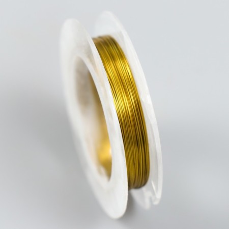 Bead wire 0.3 mm, 10 m, gold-1
