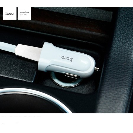 Hoco Z2, USB car charger - 1.5 a, white-5