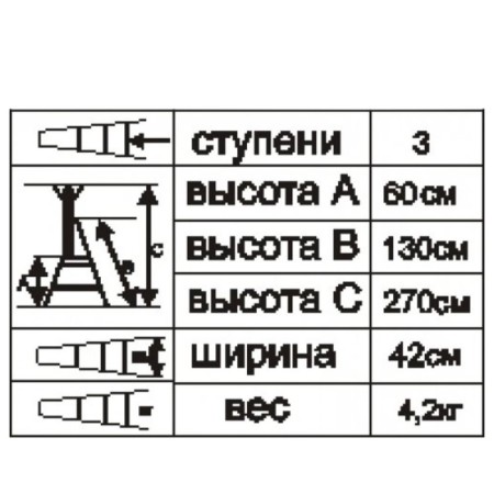 Strent of Encor 69660, Steel, 3 steps-6