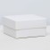 The box is folding, the lid is, white, 10 x 10 x 5 cm