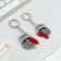 Key keychain 2 pcs "Raccoon"