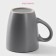 Ceramic share mug "Vanilla", 350 ml, gray color