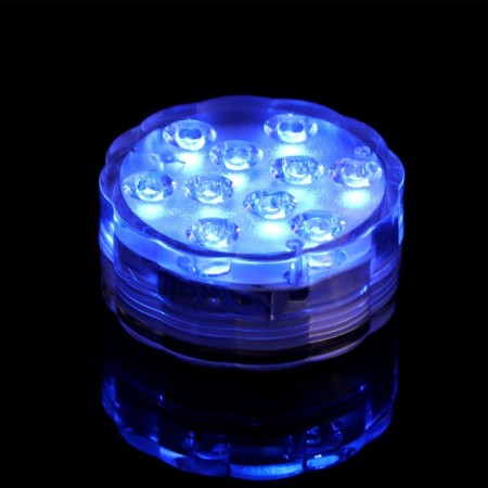 Submarine lamp, 10 LED, 3 W, IP68, RGB, from batteries 3*AAA (not in the set.)