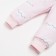 Kit: jumper and pants crumb I am KISA, height 68-74 cm, pink color