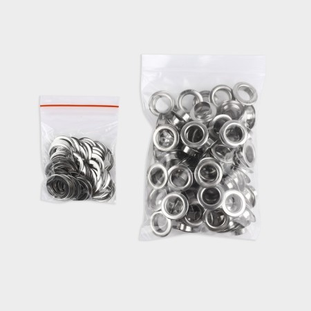 Adobe, d = 10/17, 100 pcs, silver color-4
