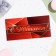Money envelope "Happy Anniversary!" Red color, 16x8 cm