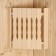 The lampshade is wooden, corner "flat" 29x27.5x6 cm