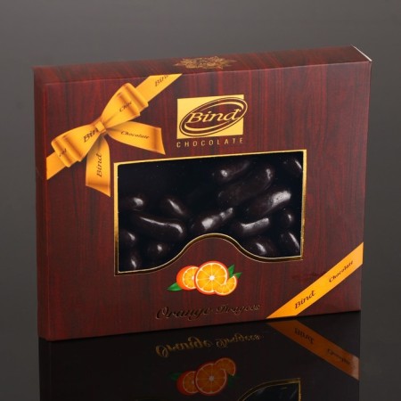 Orange zest in BIND chocolate, 100 g