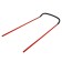 Sled "Timka 5 comfort", red color