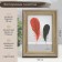 Photo frame plastic 10x15 cm "Eco-style with a gold frame" 17.8x12.8 cm