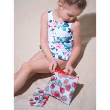 A set of bags for a swimsuit for a girl, size 18x21 cm, 8x19 cm 8x19 cm
