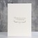 Folder for the birth certificate "White" soft, a4
