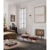 PUF PEA, 497 × 403 × 425 mm, velor, beige color / burgundy