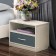 Venice 6 bedside table with a box, the color of the anchor is light / ash Grijio matt