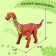 Dinosaur "Brachiosaurus Gravoyadnaya", works from batteries, lays eggs, with a projector, brown color
