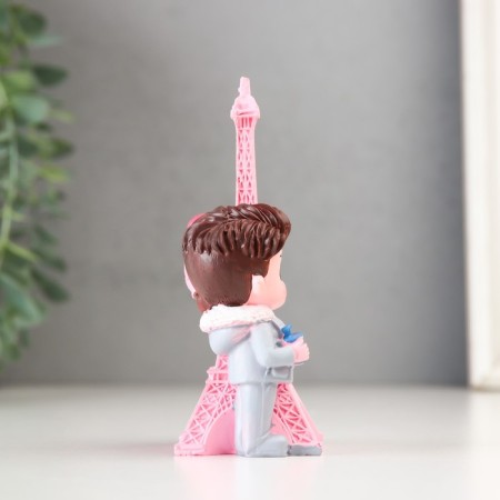 Souvenir Polystone "Romance in travel" 8x5x12.5 cm-3