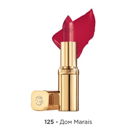 L’Oréal Paris color riche lipstick, moisturizing, shade 125, "House Marais"