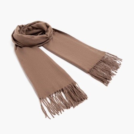 Women's Palatine Minaku monophonic col. beige, size 76*180 cm-2
