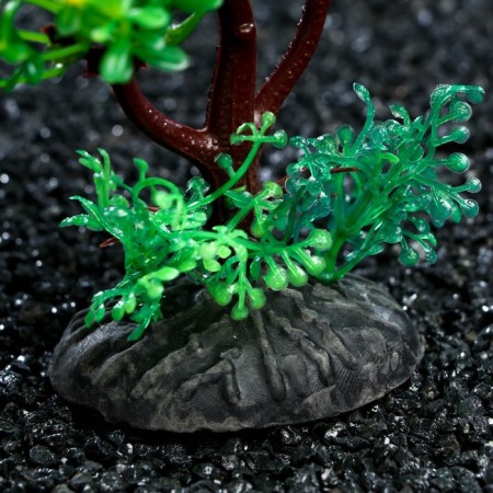 Artificial aquarium plant, 15 cm, green-2