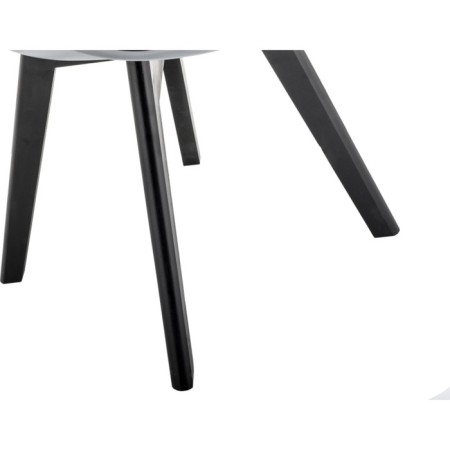 Plastic stool Bonuss array/eco -leather/plastic, black/gray 49x57x82 cm-6