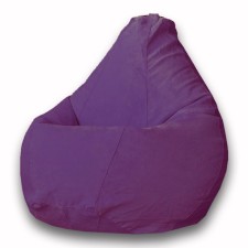 The pear-pear chair is positive modus, size xxxl, diameter 110 cm, height 145 cm, velor, purple color
