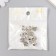 Busina for creativity Metal "Heraldic Lilia" silver 1.1x1 cm