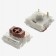 The wireless mechanical keyboard QMK Nuphy Air96V2 Ionic White, RGB, Hot SWAP, Brown SW 108244