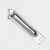 Kusachki-nipper manicure, bent, with a file, 6 cm, silver color