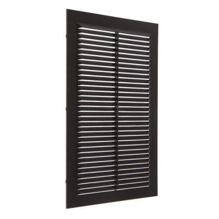Ventilation grate "Cosmetic" luxury L200KR, 200x300mm, with a net, indescribable, brown-1