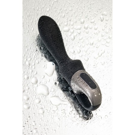 Unrealistic vibrator Satiffyer Heat Climax, 20.5 cm, silicone, black color-6