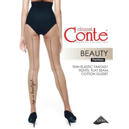 Women's tights Fantasy Beauty, size 2, color Nero-7