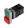 Lay5 "I-O" rectangular button 230 in no+nc