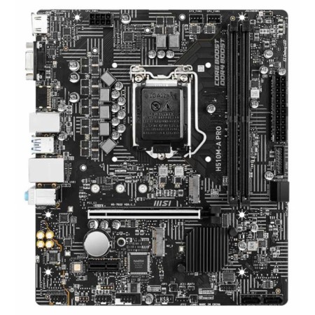 MSI H510M-A PRO SOC-1200 Intel H510 2XDDR4 MATX, GBLAN+VGA+HDMI