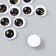 Decor (cabochon) for creativity glass "Eye with stars" d = 1.2 cm