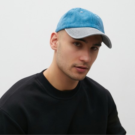 Male cap minaku, gray/blue color, rr 56-58
