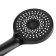 Set of showerrex Zein Z3558, upper on the hinges d = 22 cm, manual 5 modes d = 12 cm, black