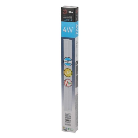 Linear LED lamp ERA LLLED-01, 314x22x37 mm, IP20, 4W, 380LM, 4000K, white-5