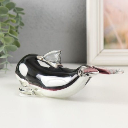 Souvenir Glass "Killed" under Muranskoy glass 7.3x19.5x6.5 cm-1