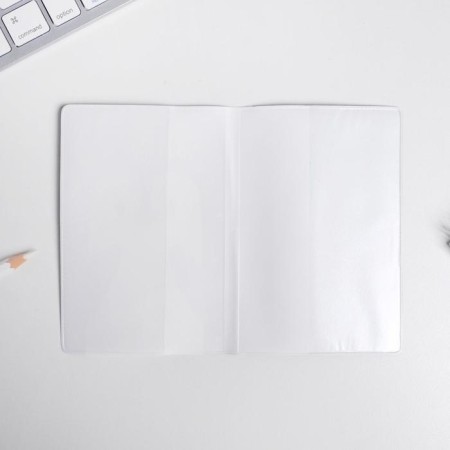 Set: cover for passport full -fledged, notebook joke and handle "Zima Beautiful"-1