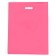 Polyethylene package with a cut handle, pink 40-50 cm, 60 μm