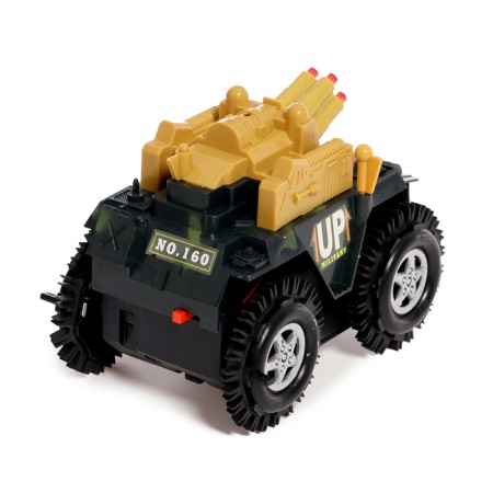 Tank-translator car, works on batteries, MIX color-6