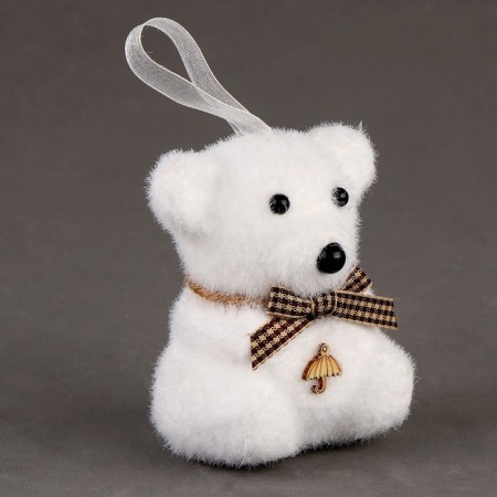 A toy of foam "Bear" with an umbrella, 8 cm-1