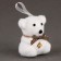 A toy of foam "Bear" with an umbrella, 8 cm