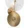 Bra Indigo, 12021/b/1W Brass. 1x60W, e14, 280x150x450 mm, transparent color