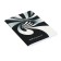 Note book A5, 56 sheets "Abstraction", cardboard cover, lamination "SOFT-Tach", selective UV-LK, Block 65g/m2