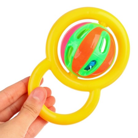 Rattle "Bright ball", color mix, crush me-7