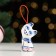 Souvenir bell "kitten" No. 1 Gzhel, 6 cm