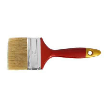 Brush flat tundra, natural bristles, plastic handle, 3 ", 75 mm-7